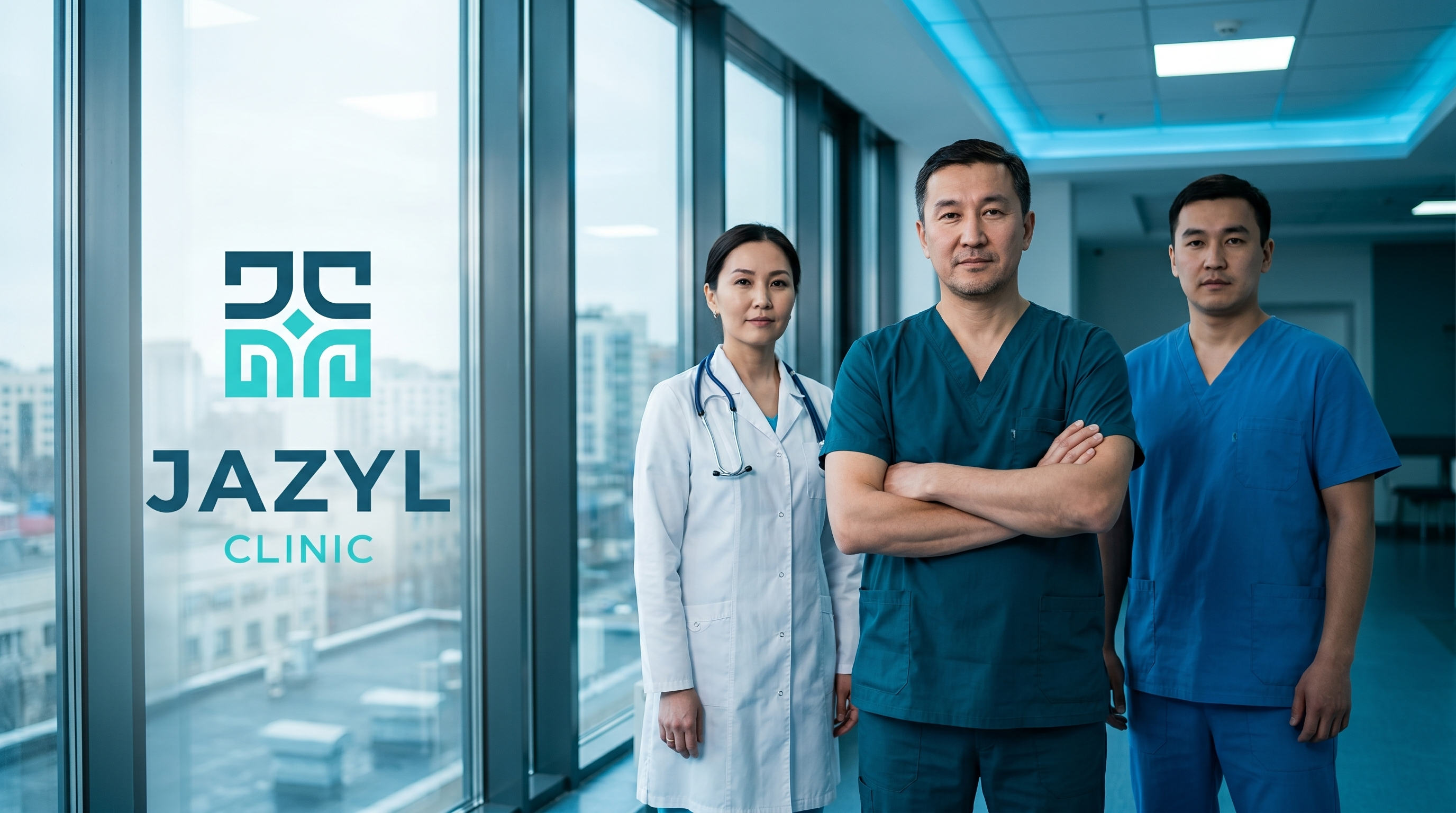 Jazyl Clinic — здание в разрезе